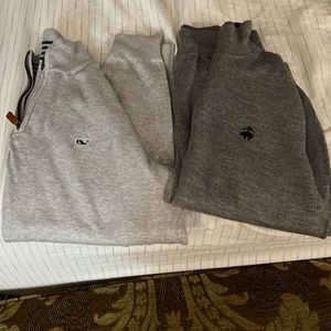 SOLD —————-2 Mens Quarter Zips